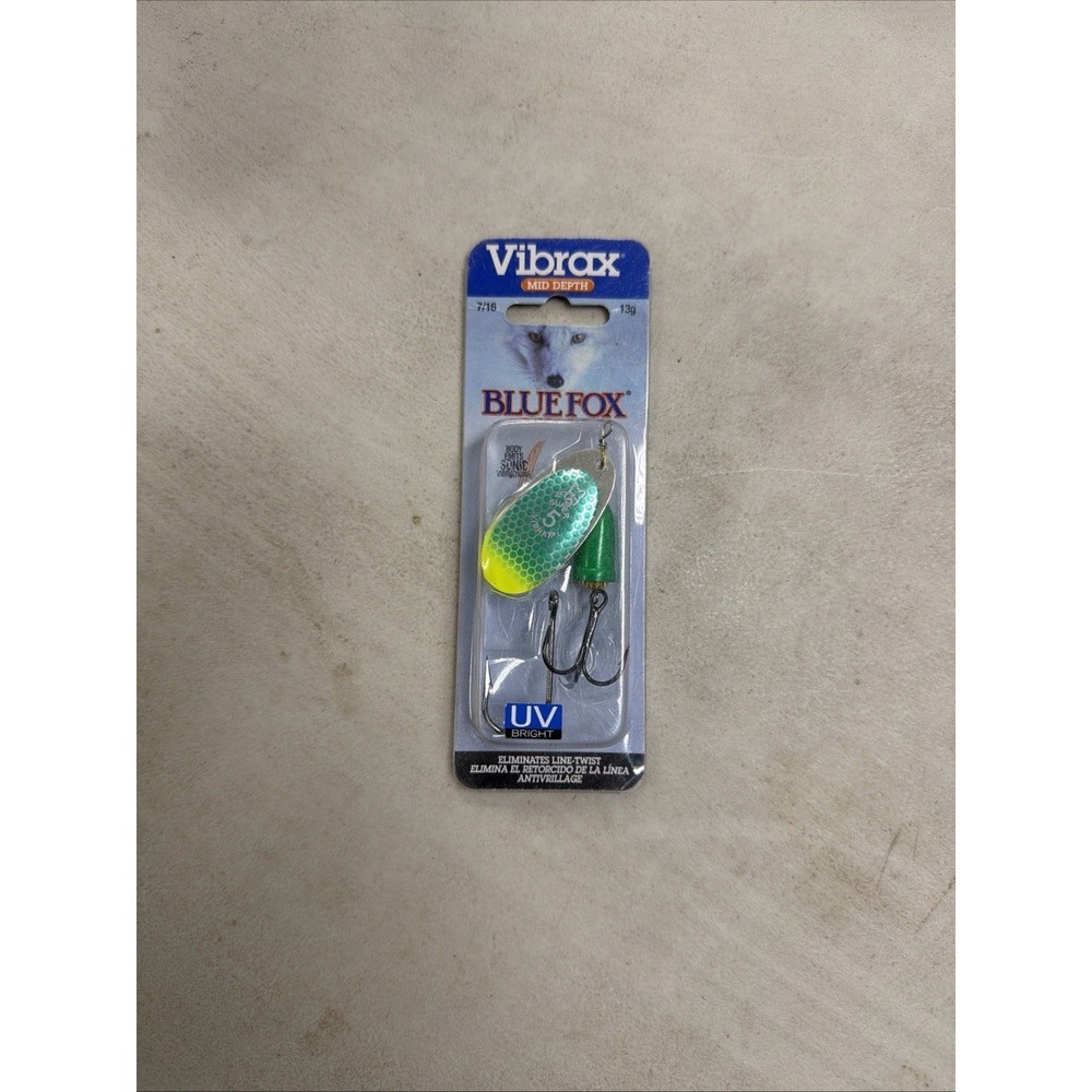 Blue Fox Super‎ Vibrax - Green Size 7/16 13g